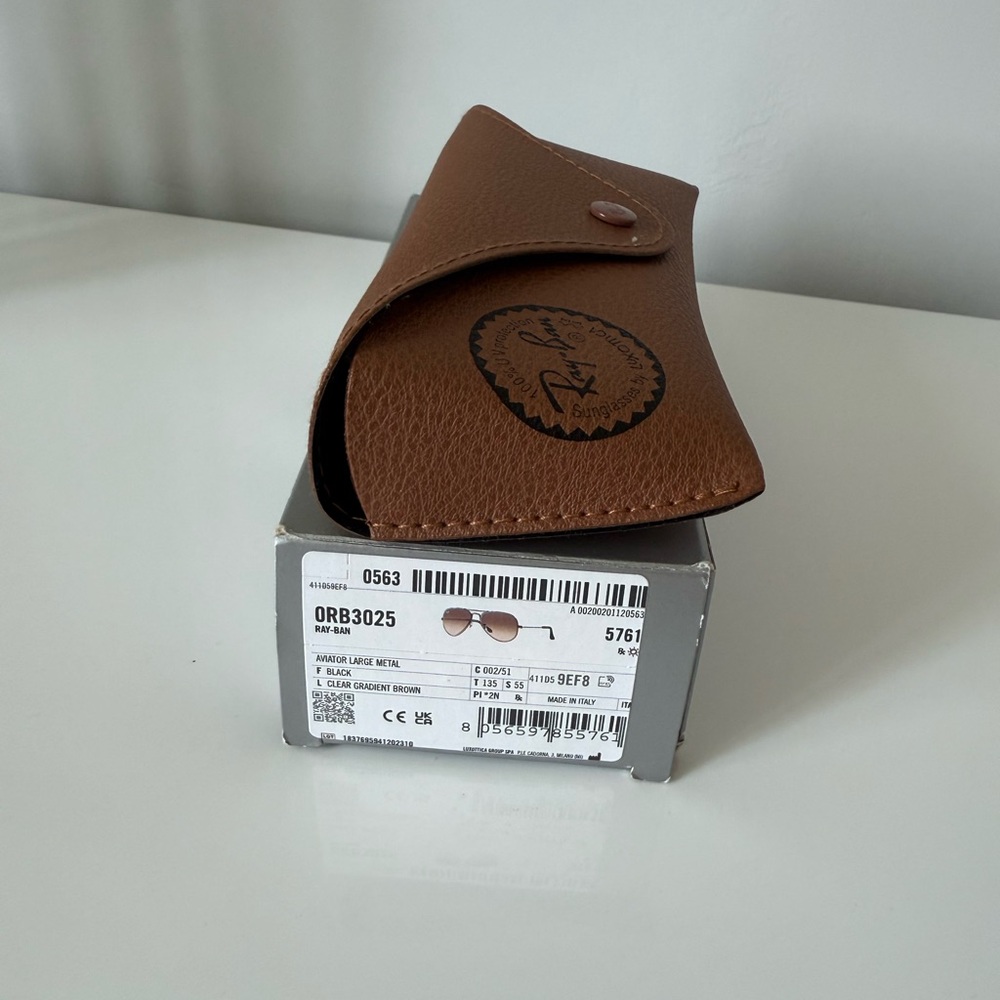 Ray-Ban Unisex Brown Sunglasses Case ORB3025